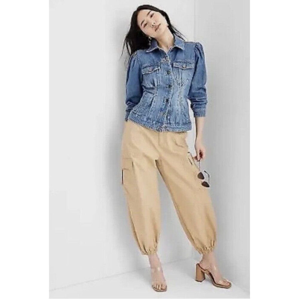 Future Collective Gabriella Karefa-Johnson Denim Jean Jacket Size Small - Picture 3 of 14